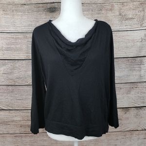 Missoni | Authentic Black Long Sleeve Cowl Neck S